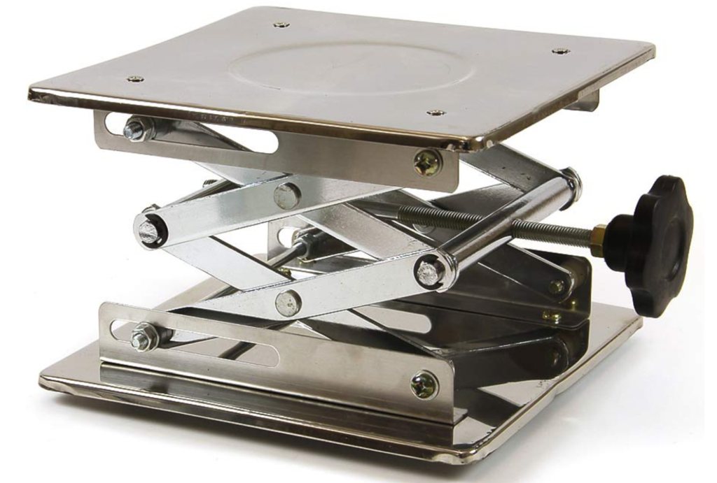 Lab Jack Scissor Stand Platform, 8″ x 8″ KLM Bio Scientific