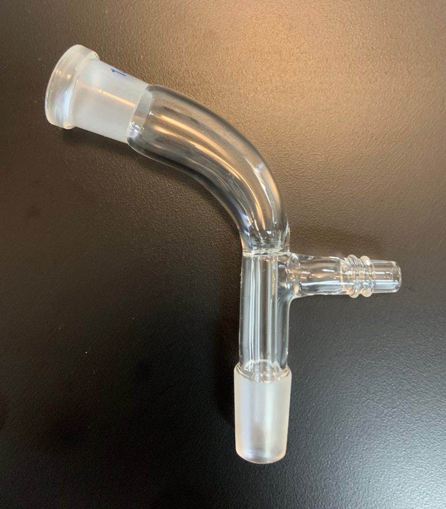 Vacuum Take Off Adapter, 105 Degree Bent, Short Stem with 14/20 Joints ...