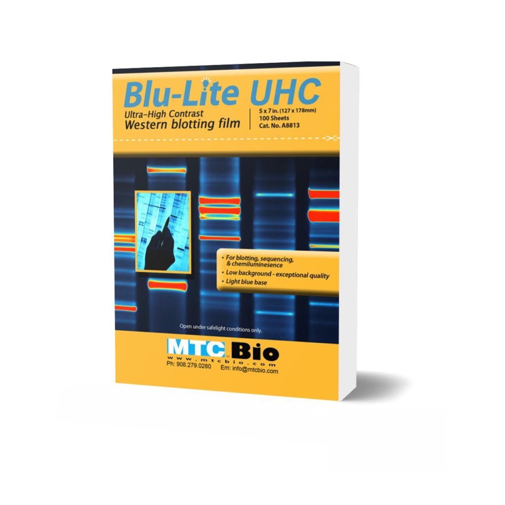 Western Blotting Film, BluLite™ UHC Autoradiography film, 5x7in KLM