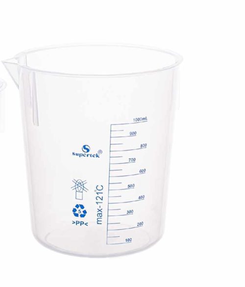 Beaker, Stackable, 1000 ml PP, Pk/12 | KLM Bio Scientific