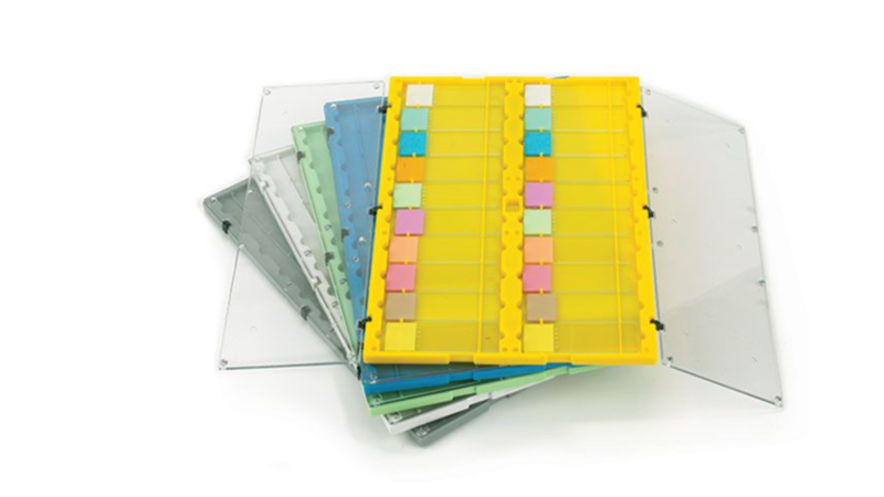 Compco Slide Files 20-Place Plastic Microscope Slide File | KLM Bio Scientific