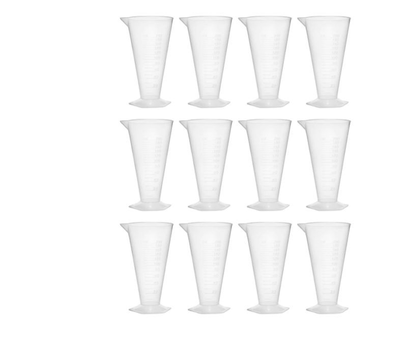 Conical Measures 200ml Polypropylene Raised Graduations conical-measures-200ml-polypropylene-raised-graduations