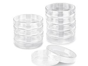 Petri Dishes, Borosilicate Glass, 10/pk