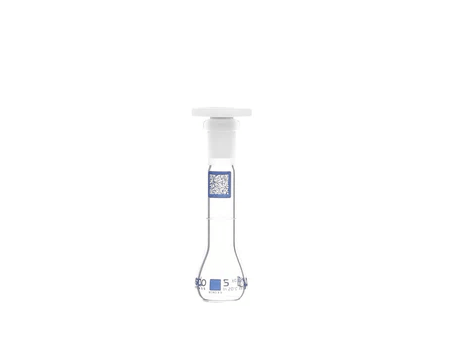 Volumetric Flasks, QR CODED (CLEAR)