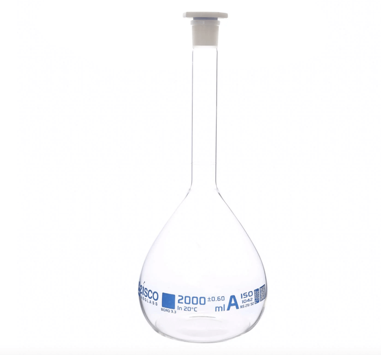 Volumetric Flasks, QR CODED (CLEAR) - Image 2