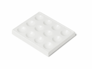 Spot Plate, 12 Cavity, Plastic