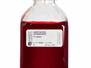 Blood, Sheep, Defibrinated, Screw Cap Bottle, 500ml