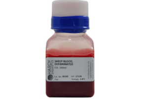 Blood, Sheep, Defibrinated, Screw Cap Bottle, 100ml